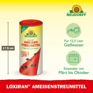 Neudorff Loxiran -S Ameisenmittel 500g: Streu- und Gießmittel zur Ameisenbekämpfung im Haus und Garten.