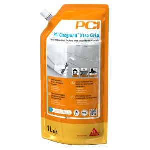 PCI Gisogrund Xtra Grip 1 l im Standbodenbeutel, Spezial-Haftgrundierung für glatte Untergründe.