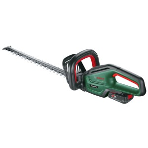 Bosch Akku-Heckenschere UniversalHedgeCut 18-55, grün-schwarz, mit 18V Akku. Lasergeschnittene Messer für präzise Schnitte.