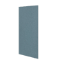 Rechteckiges Dekor-Wandpaneel Ice Blue aus Filz mit gefasten Kanten. Modernes Modul für Wandgestaltung.