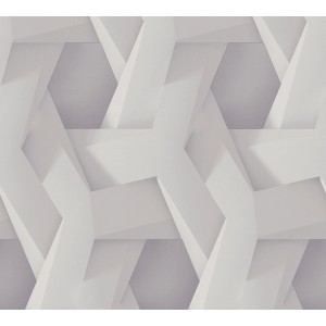 A.S. Création Vliestapete in 3D Betonoptik Grau/Weiß für moderne Wandgestaltung.