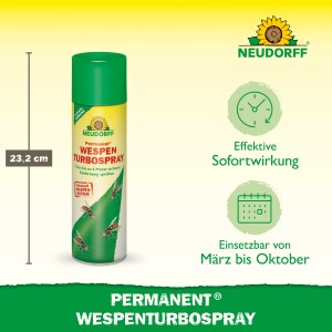 Neudorff Permanent Wespenspray Turbo, 500ml Dose zur Wespenbekämpfung.