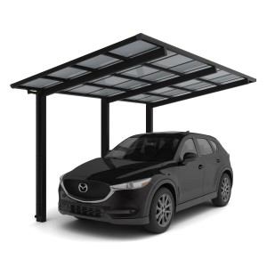 Ximax Alu Einzelcarport Linea Typ 110 Schwarz XL 302 x 556 cm Sonderfertigung