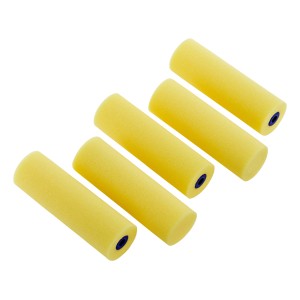 LUX Schaum-Walze superfein 10 cm 5 Stück