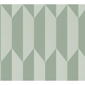 AS Creation Vliestapete mit Grafikmuster und 3D-Effekt in Goldtönen.