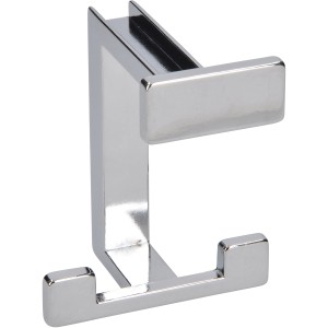 Glänzender, verchromter Siro Huthaken mit 3 Aufhängemöglichkeiten, ideal für Garderobe.