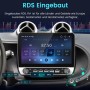 Junsun 10 Zoll Android Autoradio im Smart Fortwo, zeigt RDS FM Radio auf 87.50 MHz.