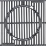 Jamestown Grillrost Modulares System, Gusseisen, für Gasgrill Xander. Grillutensil für Pizza, Gemüse und mehr.