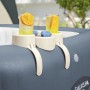 Bestway Getränkehalter für Lay Z Spa Whirlpool mit Getränken und Sonnenbrille.