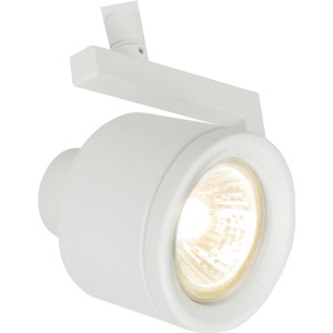 Weißer OBI LIGHTING Halogen-Spot Gradara 2er mit verstellbaren Armen und GU10 Leuchtmittel.