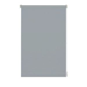 Gardinia Rollo EasyFix Uni, 120x150 cm, Rauchblau, für flexible Lichtregulierung.