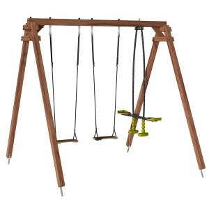 Soulet Holzschaukel Gautier 240 cm x 207 cm x 224 cm