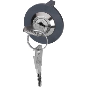 OBI Steckdosenschloss mit Schlüssel für Schutzkontakt-Steckdosen, grau.