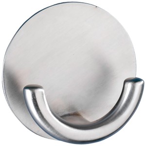 Wenko Wandhaken Strip-it Rondo Edelstahl matt