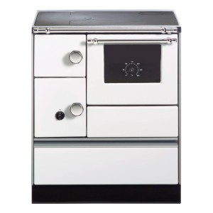 Westminster Küchenherd K76-70 Stahl Backfach Rechts Weiß 7,3 kW