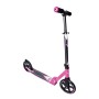 Pink-schwarzer Muuwmi Aluminium Scooter Tretroller mit großen 205 mm Rollen. Höhenverstellbar für Kinder und Erwachsene.