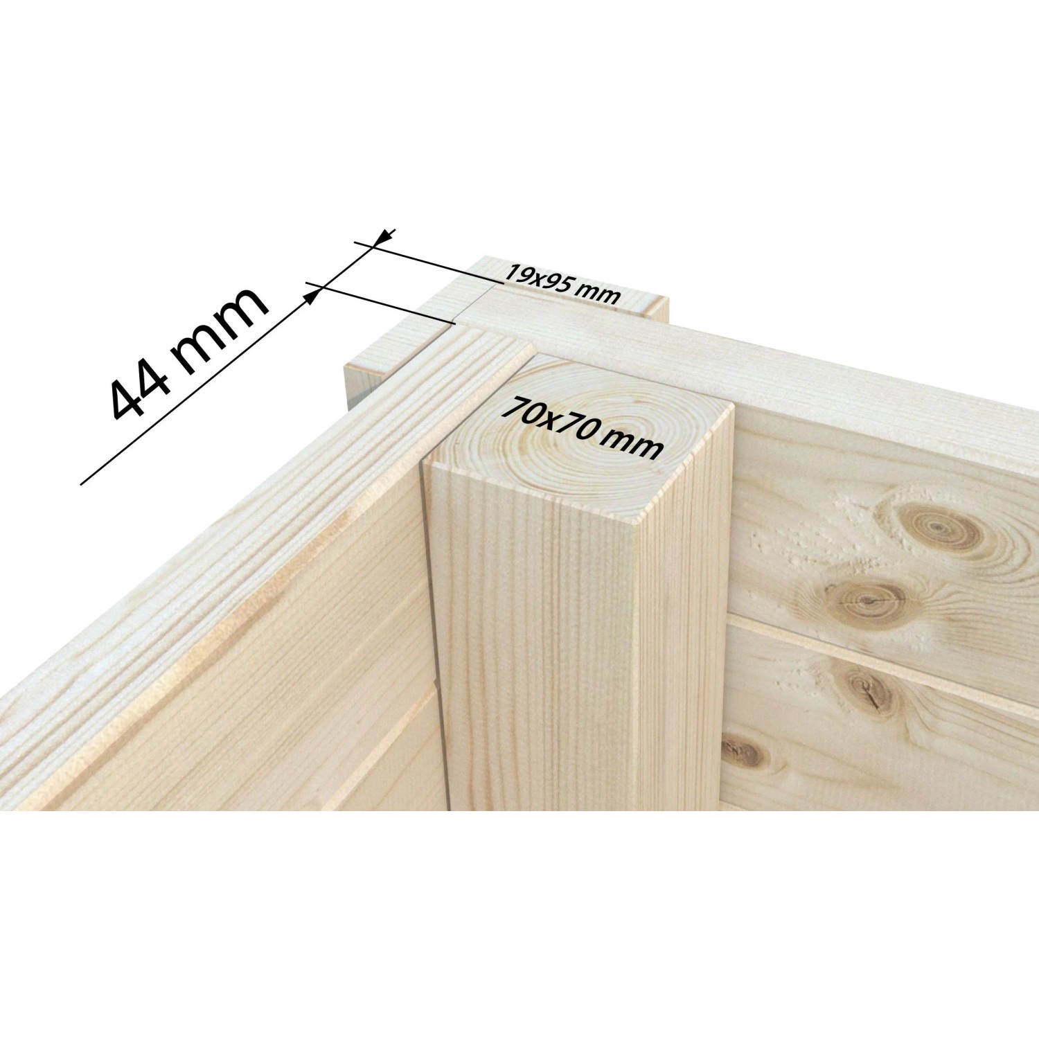 Palmako Gartenhaus Amanda Slide 390 x 300 cm Grau FSC®_8