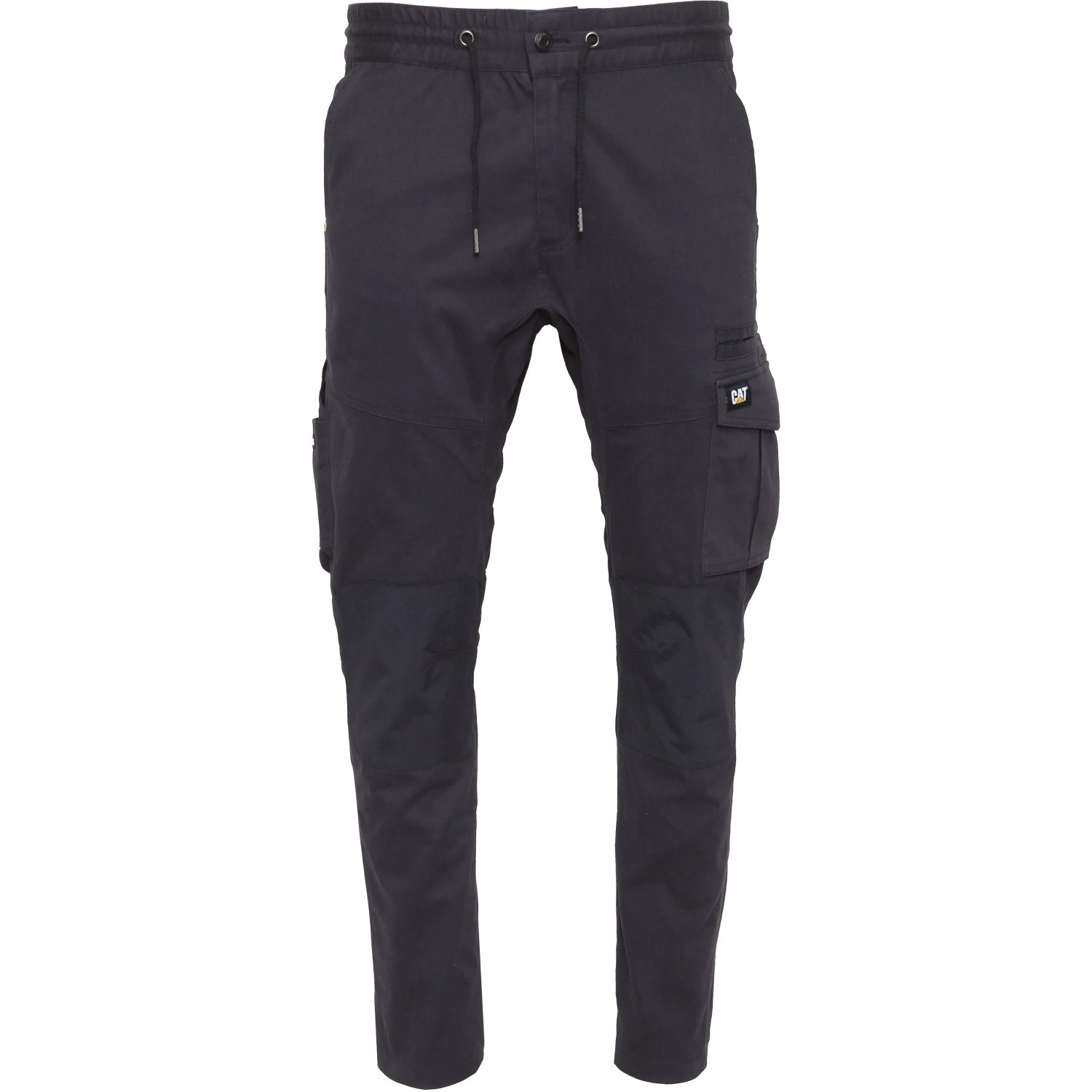 Schwarze Cat Bundhose Dynamic in Größe 32x30, Teil der Arbeitskleidung mit Cargotaschen.