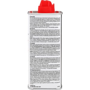 Zippo Feuerzeugbenzin 125ml in Metalldose mit roter Kappe. Zum Nachfüllen von Zippo Feuerzeugen.