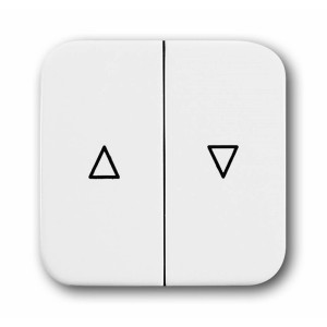 Busch-Jaeger Wippe für Jalousieschalter Reflex SI Alpinweiß mit Pfeilen