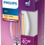 Philips LED-Lampe E14 Kerze, 4,3W, 470lm, 9,7x3,5cm, warmweiß, in Verpackung.