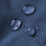 Detailaufnahme: Wasserabweisender Bezug des jeansblauen Sitting Point Sessel Swing Scuba.