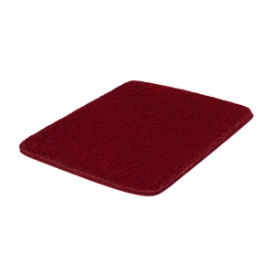 Kleine Wolke Badteppich Meadow in Marsala, 50x60 cm, flauschiger Flor.