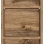Held Möbel Hängeregal Florenz, 30 cm, Wotaneiche, für Bad-Wand, mit zwei Fächern.