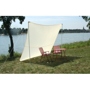 Floracord Camping Viereckssonnensegel Sand 250 cm x 300 cm