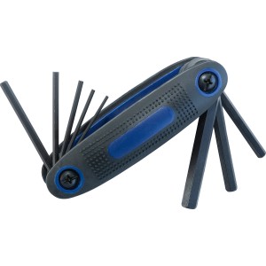 LUX Stiftschlüssel-Set für Innensechskant, Klappfunktion, verschiedene Größen.