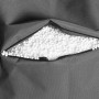 Detailaufnahme: Anthrazitfarbener Sitting Point Sessel Twist mit EPS-Perlen Füllung.