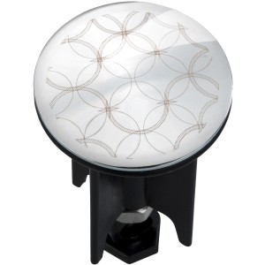 Wenko Abfluss-Stopfen Pluggy Mod. Karmala mit Muster für Waschbecken