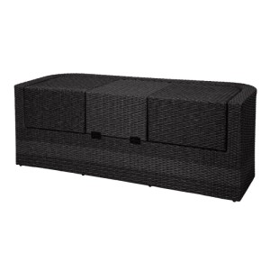 MCW Lounge-Set J37 4-Teilig Anthrazit Kissen Hellgrau