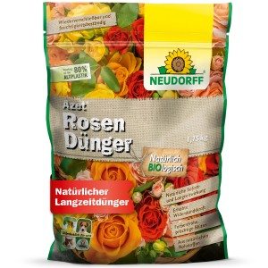Neudorff Azet Rosen-Dünger 1,75kg: Biologischer Rosendünger für üppige Blüten.