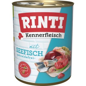 Rinti Hunde-Nassfutter Kennerfleisch Seefisch 800 g