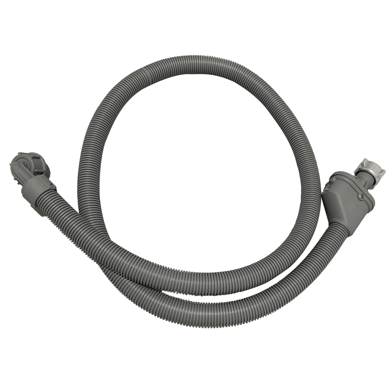 Grauer Kirchhoff Sicherheits-Zulaufschlauch, 3 m lang, für Waschmaschine und Spülmaschine.