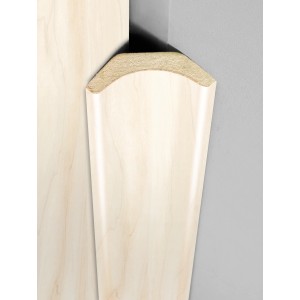 Hohlkehlleiste Birke Taiga, foliert, 22x22 mm, Länge 260 cm, Zubehör für Paneele.