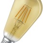 Ledvance Smart+ Filament Edison E27/6W Gold: Intelligente WiFi LED Lampe in Edison-Form.