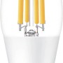 Philips LED-Lampe E14, Kerzenform, 2,3W, 485lm, ultraeffizient, warmweiß.