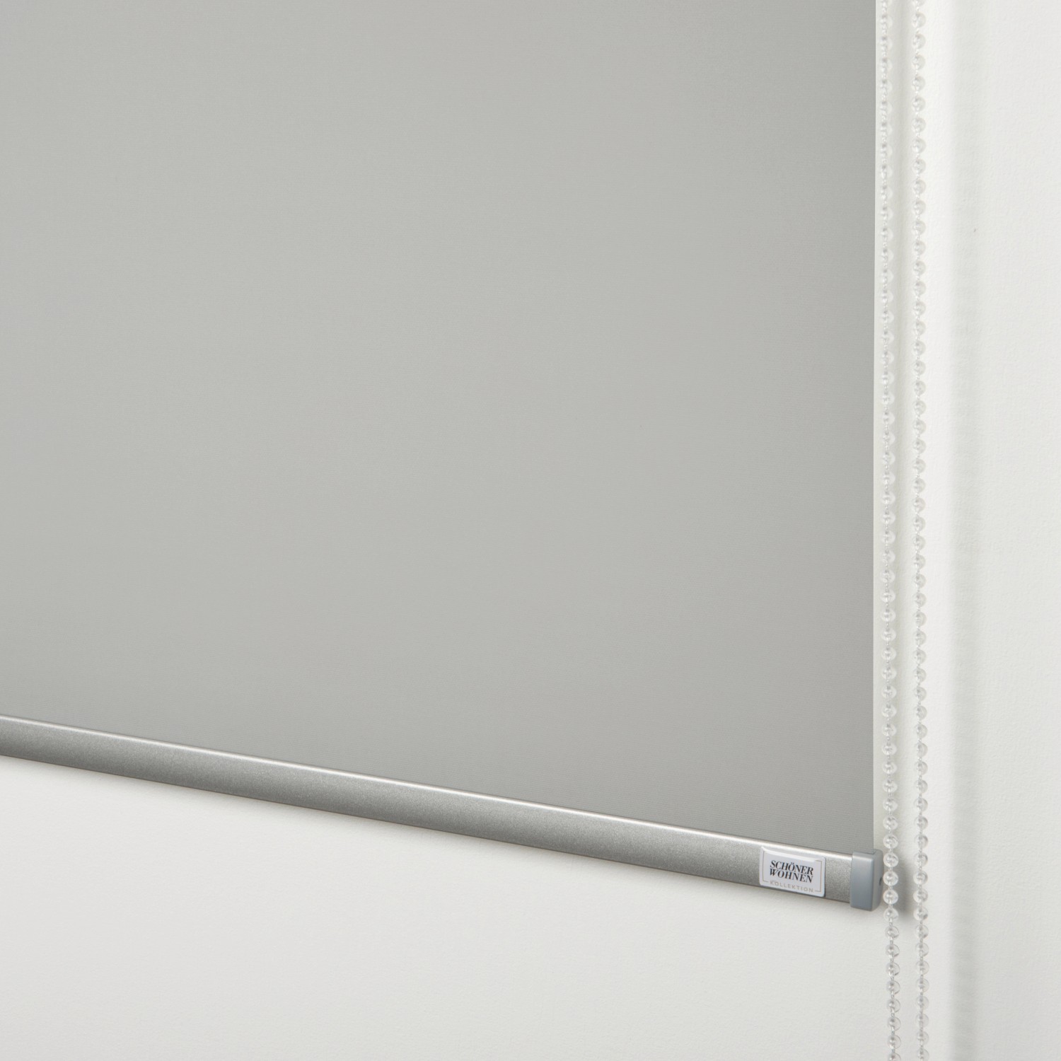 Schöner Wohnen Tageslicht-Rollo Tizia, 45x150 cm, hellgrau, für Fenster, blickdicht.