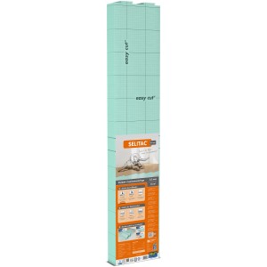 Verpackung der Selitac Trittschalldämmung 2,2 mm, 15 m² für Parkett und Laminat.