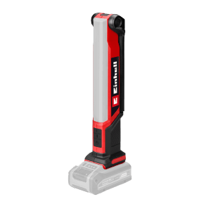 Einhell Akku-Lampe TE-CL 18/1000 S Li - Solo, rot/schwarz, mit LED-Leuchtpaneel, ohne Akku.