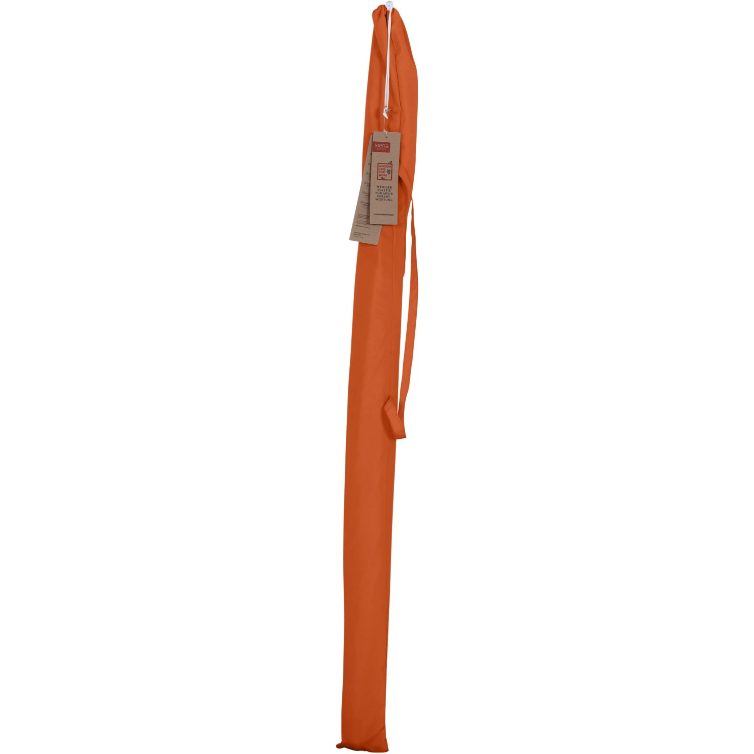 Verpackter Siena Garden Marktschirm City, 210x140 cm, Terra. Sonnenschirm in Schutzhülle.