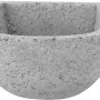 Grauer Schwegler Nistkasten aus Holzbeton für Rauchschwalben, 10x20x14 cm.