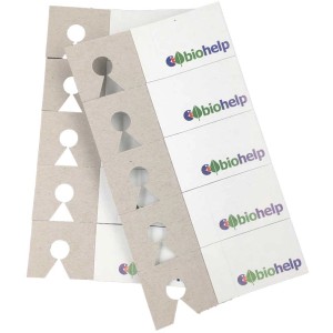 Biohelp Erzwespen gegen Weiße Fliegen, 10 Kärtchen zur Schädlingsbekämpfung.