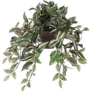 Mica Decorations Kunstpflanze Tradescantia hängend  Ø 25 cm H 45 cm, Ø: 25 cm