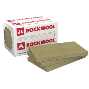 Rockwool Sonorock 040 Dämmplatten (75mm) mit Verpackung. Mineralfaser Dämmstoff für Schall- und Wärmeschutz.