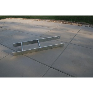 Karibu Pfostenanker H-Form, 6er Set, Stahl verzinkt, für Carports und Pavillons.