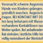 Warnhinweis: Reizend. Augenschutz tragen, Kontakt mit Augen vermeiden. Hinweise beachten!
