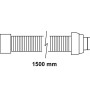 Kirchhoff Ablaufschlauch-Verlängerung, 1,5 m, 21 mm x 26,4 mm (3/4) T, für Waschmaschine und Spülmaschine.